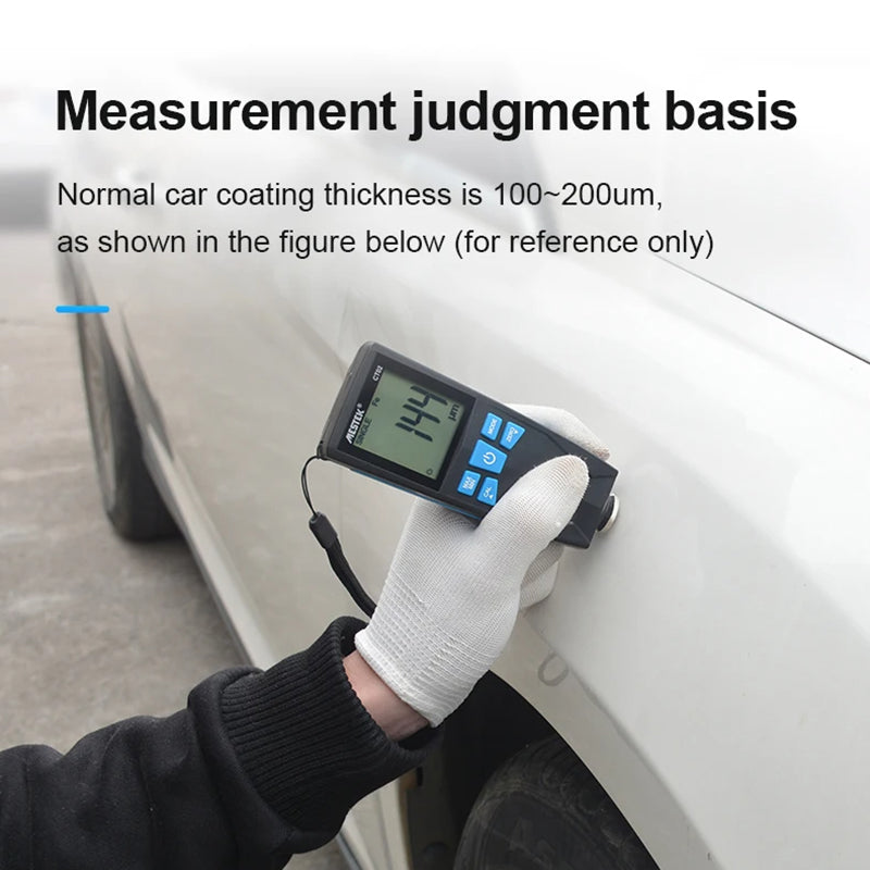 MESTEK CT02C 0-1500um Car Paint Coating Thickness Gauge Fe / NFe Thickness Meter, Upgrade Model MESTEK CT02C 0-1500um Car Paint Coating Thickness Gauge Fe / NFe Thickness Meter, Upgrade Model